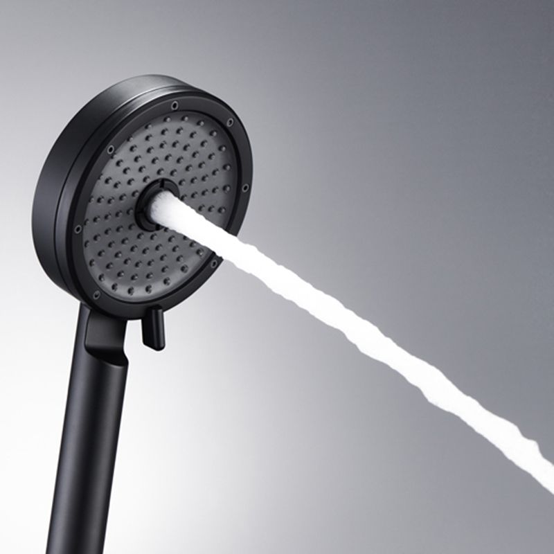 BowLift | Matt Black Hand Shower Modern 3-Stream Round Wall Mounted Hand Shower