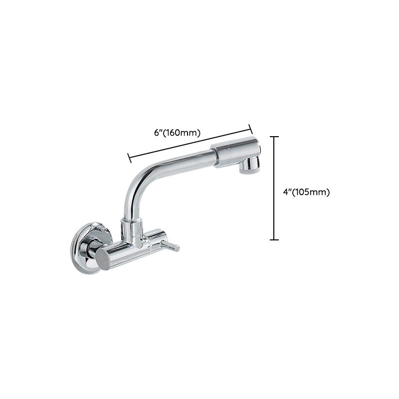 BowLift | Wall-mounted metal bathtub filler with low arc waterfall bathtub faucet