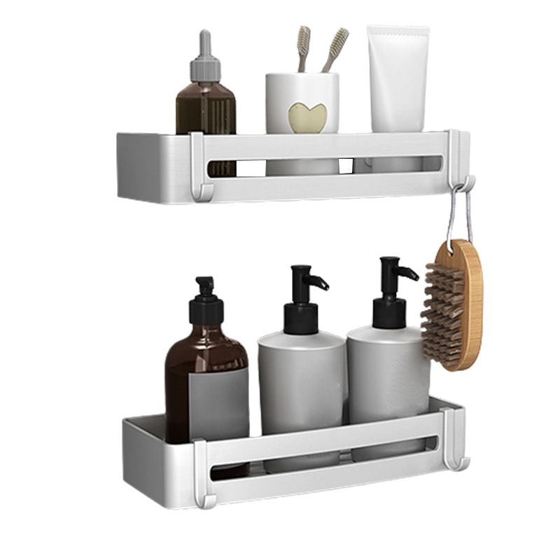 BowLift | Silver Bathroom Accessory Set Modern Anti-Rust 1/2/3 -piece Bath Shelf