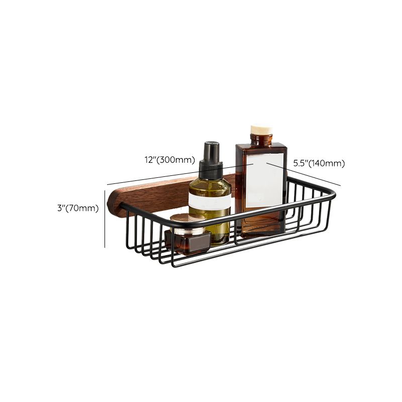 BowLift | Wood and Aluminum Bath Accessories Set Black Bathroom Accessories Kit