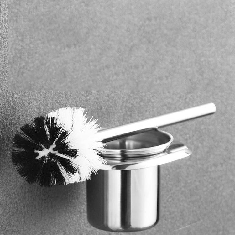 BowLift | Polished Chrome Bathroom Accessories Set made of Stainless Steel with Bathroom Shelf/Bathrobe Hook/Towel Bar
