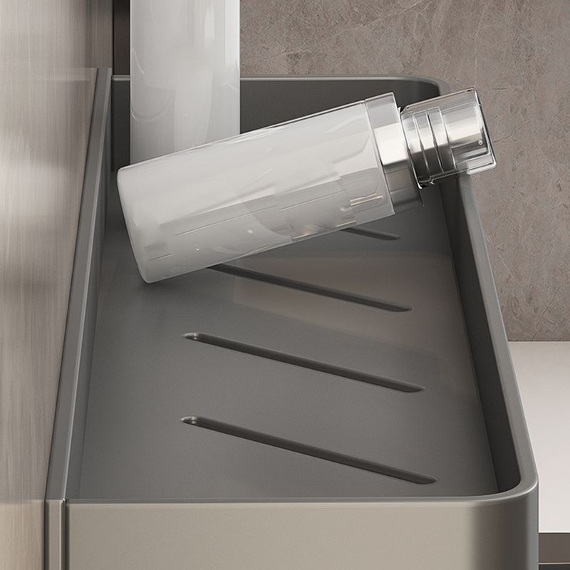 BowLift | Minimalist Matt Metal Bathroom Accessory Set Modern Bathroom Shelf