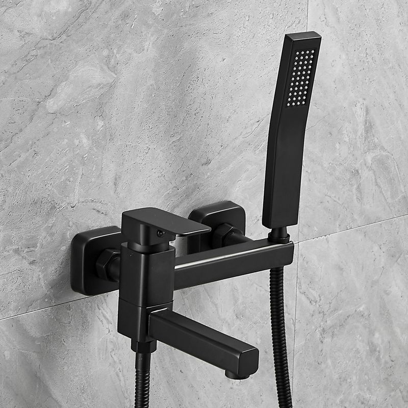 BowLift | Wall-mounted metal bathtub faucet low arc swivel bathroom faucet