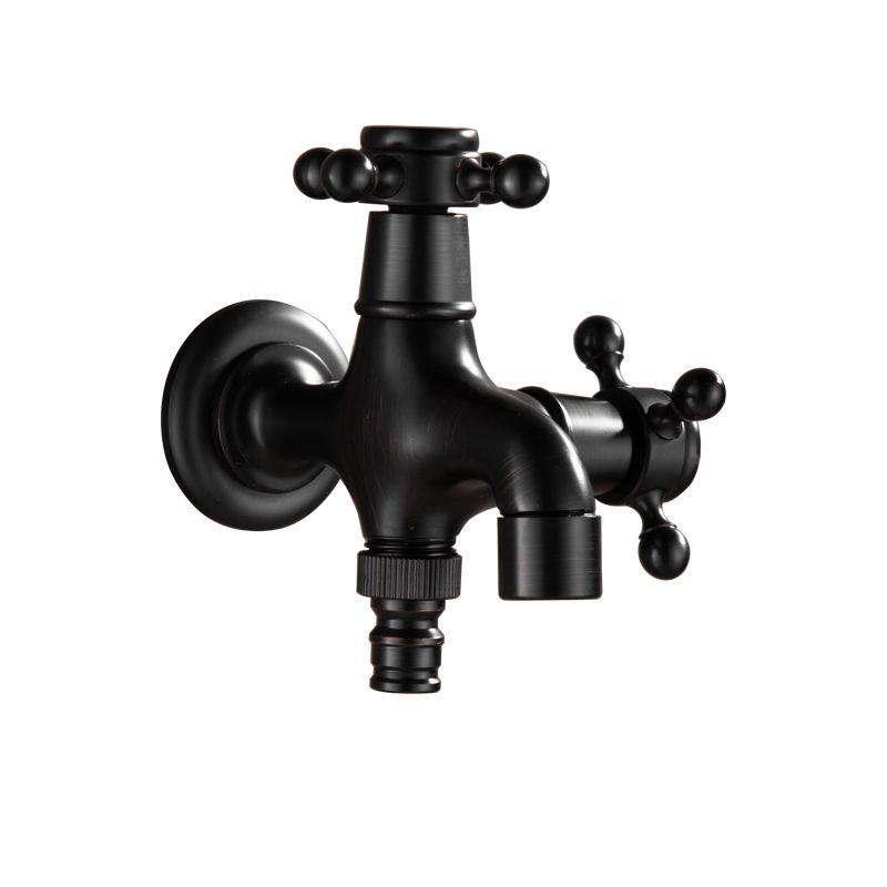 BowLift | Wide Bathroom Sink Faucet Wall-Mounted Cross Handle Faucet