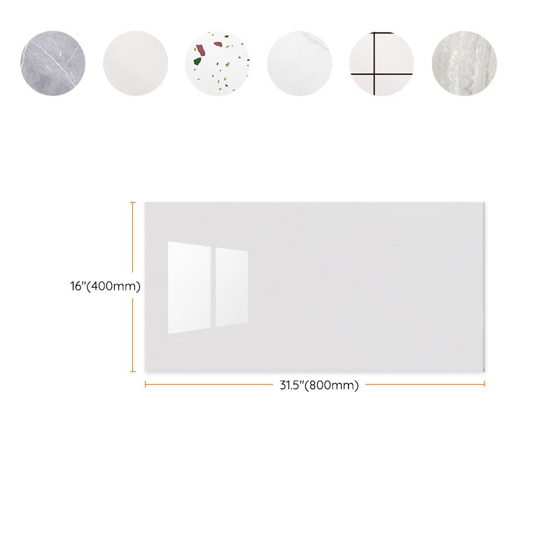 BowLift | Plastic Wallpaper Contemporary Field Tile Peel and Stick Backsplash