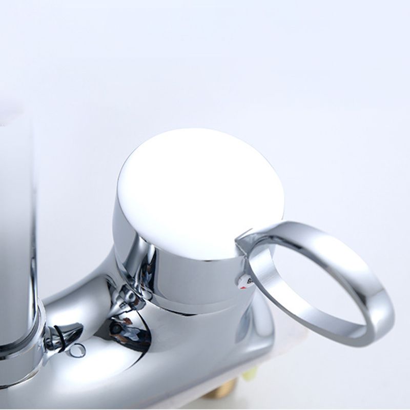 BowLift | 1or2-Handle Brushed Nickel Widespread Faucet 2 Hole Center Set Sink Faucet