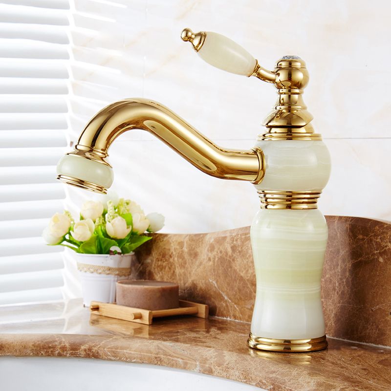 BowLift | Glam Basin faucet Lever handle Low arch basin faucet Bathroom faucet