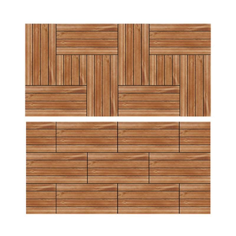BowLift | Parquet Pine Floor Tile Waterproof Click Lock Traditional Hardwood Floor for Living Room