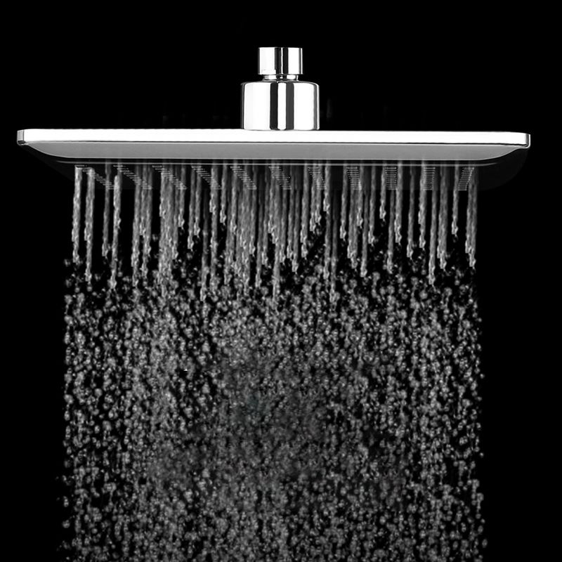 BowLift | Chrome Square Shower Head Combination Wall Mounted and Ceiling Mounted Handheld Shower