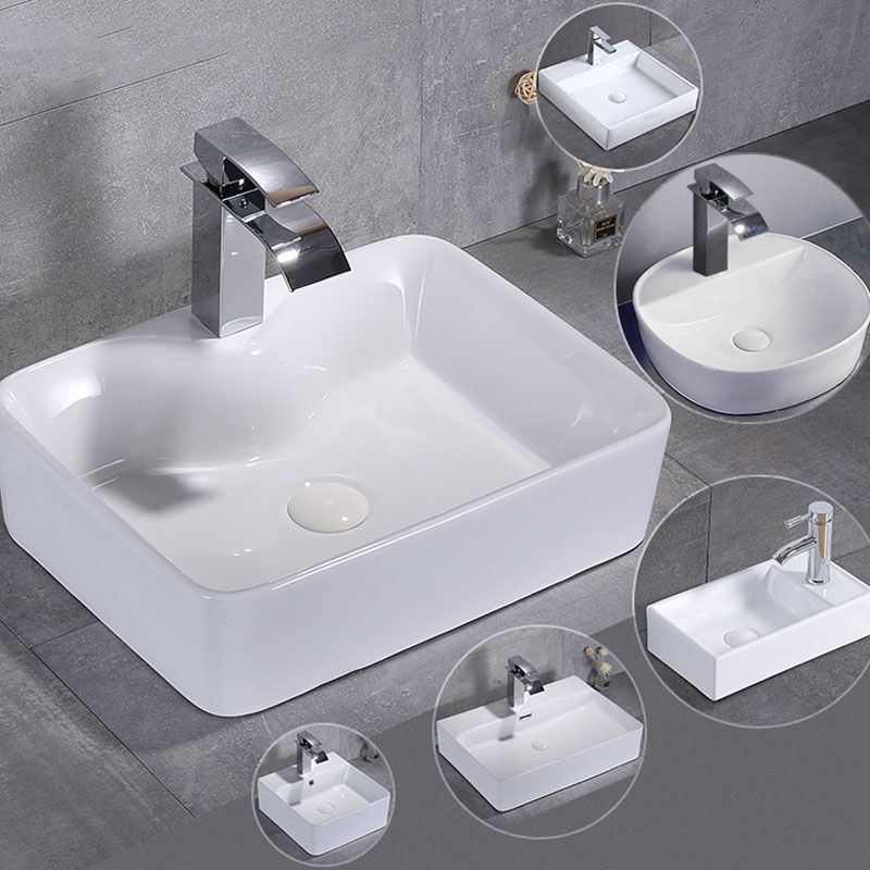 BowLift | Porcelain Washbasin Modern Simple Wash Bowl Bathroom Sink
