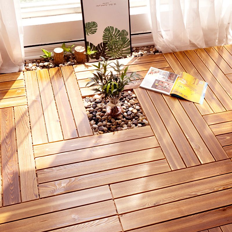 BowLift | Parquet Pine Floor Tile Waterproof Click Lock Traditional Hardwood Floor for Living Room