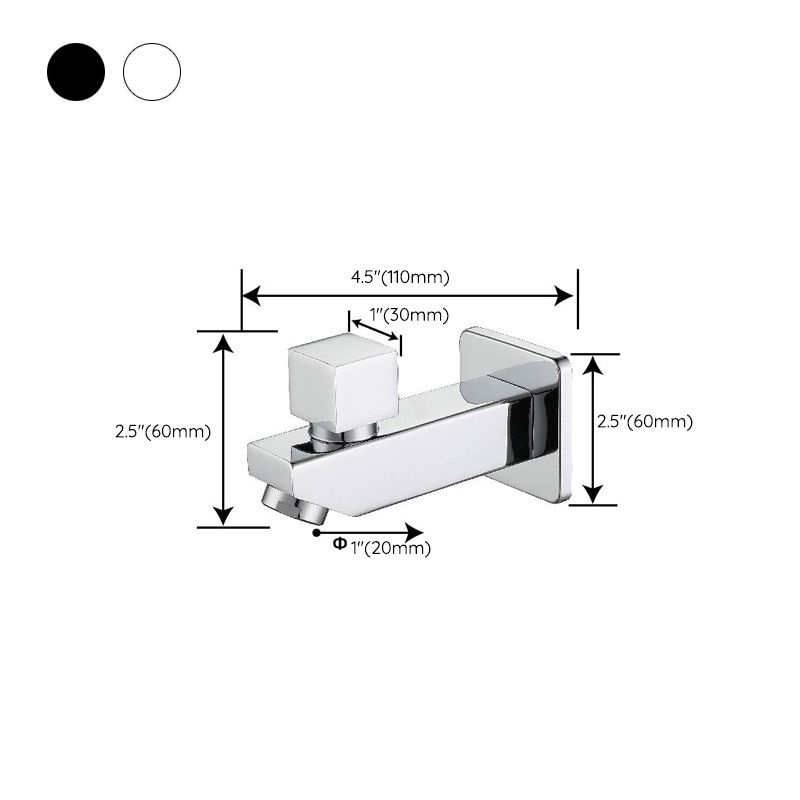BowLift | Widely used wall-mounted bathroom sink faucet cross handle low arch faucet