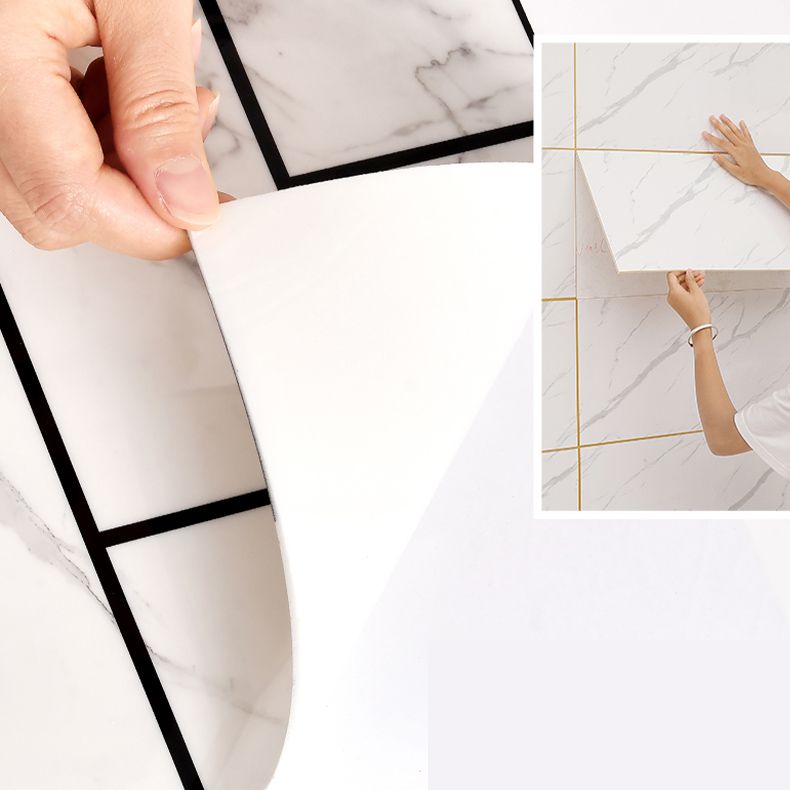 BowLift | Brick Joint Peel & Stick Tile 30 cm x 60 cm Rectangular PVC Wallpaper