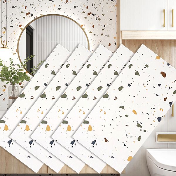BowLift | Polygon Peel and Stick Back Wall Tile PVC Smooth Peel and Stick Tile for Kitchen