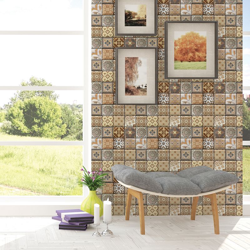 BowLift | Pattern Matte Color Stone Peel and Stick Mosaic Tile Peel and Stick Tile Set of 5