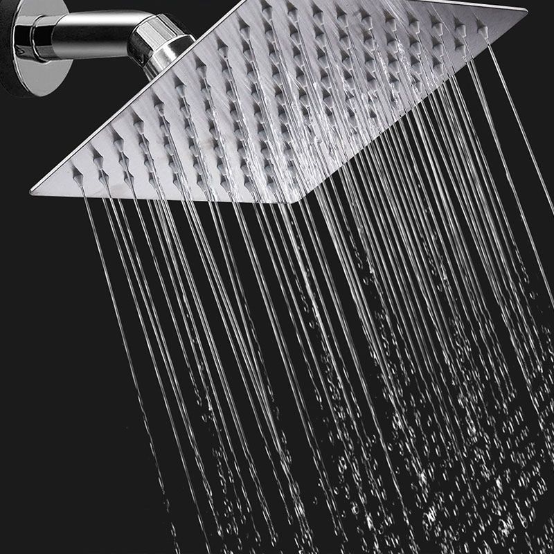 BowLift | Showerhead Square Wall Mounted Rain Spray Stainless Steel Showerhead