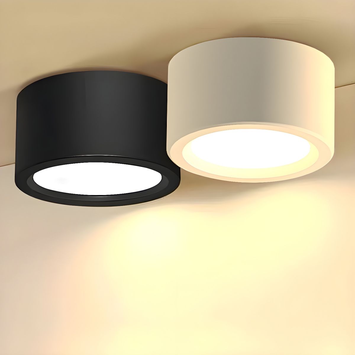 BowLift | LED Flush Mount Ceiling Light - Nordic Style Fixture for Indoor Spaces & Modern Home Decor