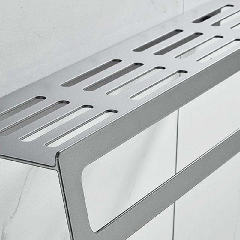 BowLift | 7-piece Bathroom Hardware Set Matte Black/Grey with Bath Shelf/Towel Holder/Bath Towel Hook