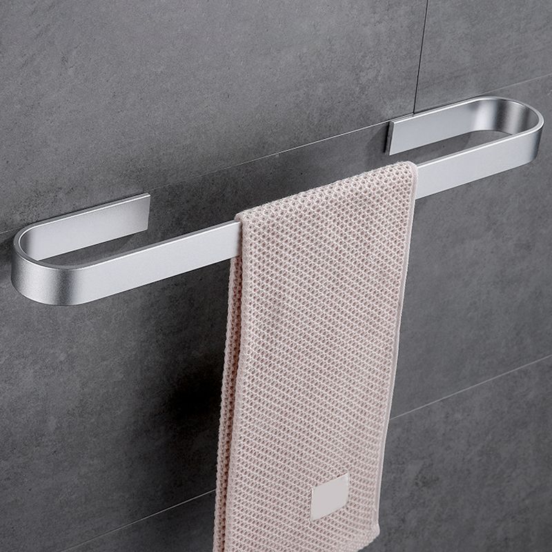 BowLift | Contemporary 2-piece bathroom accessory set aluminum stainless steel towel bar