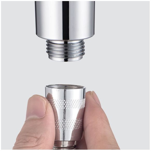BowLift | Metal Universal Pressure Shower Head Adjustable Water Flow Handheld Shower Head