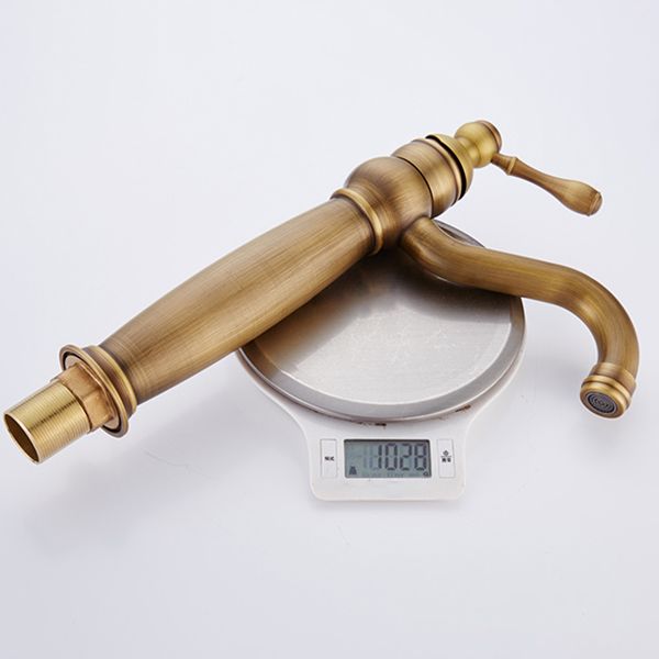 BowLift | Round Basin Faucet Bathroom Faucet Single Lever High Arc Basin Faucet