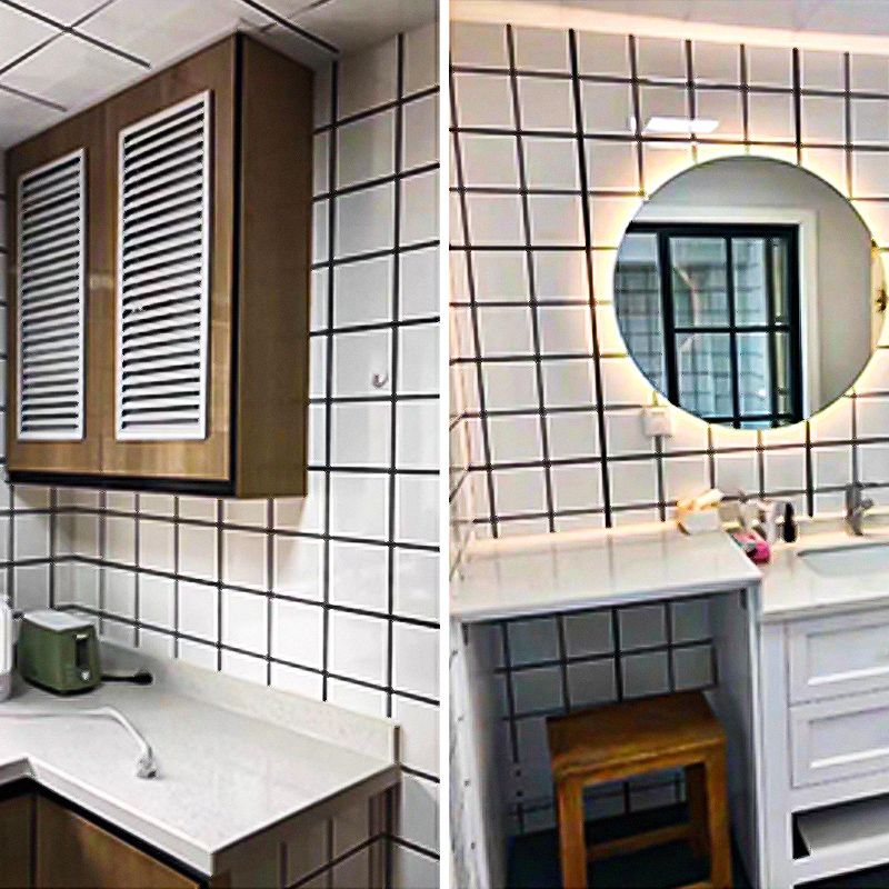 BowLift | Waterproof removable field tile wallpaper and adhesive wall tile in rectangular shape