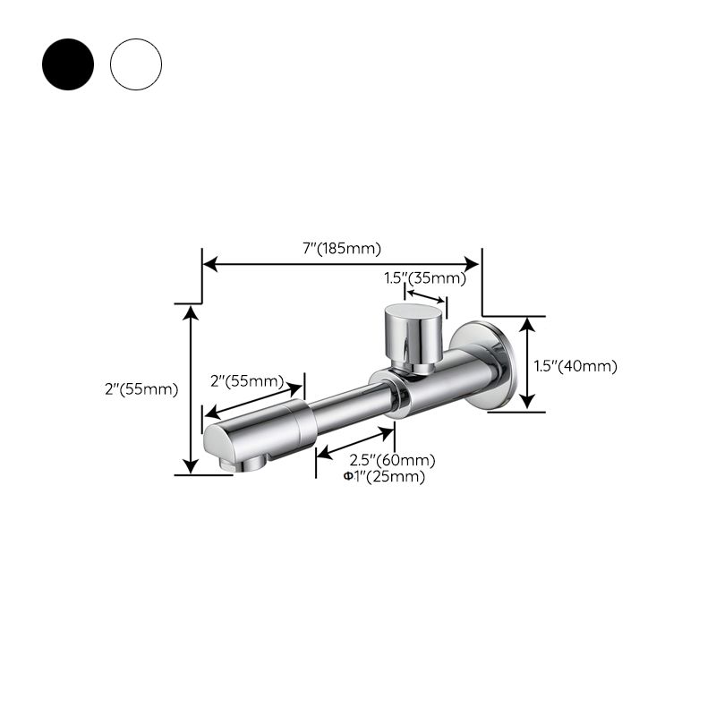 BowLift | Widely used wall-mounted bathroom sink faucet cross handle low arch faucet