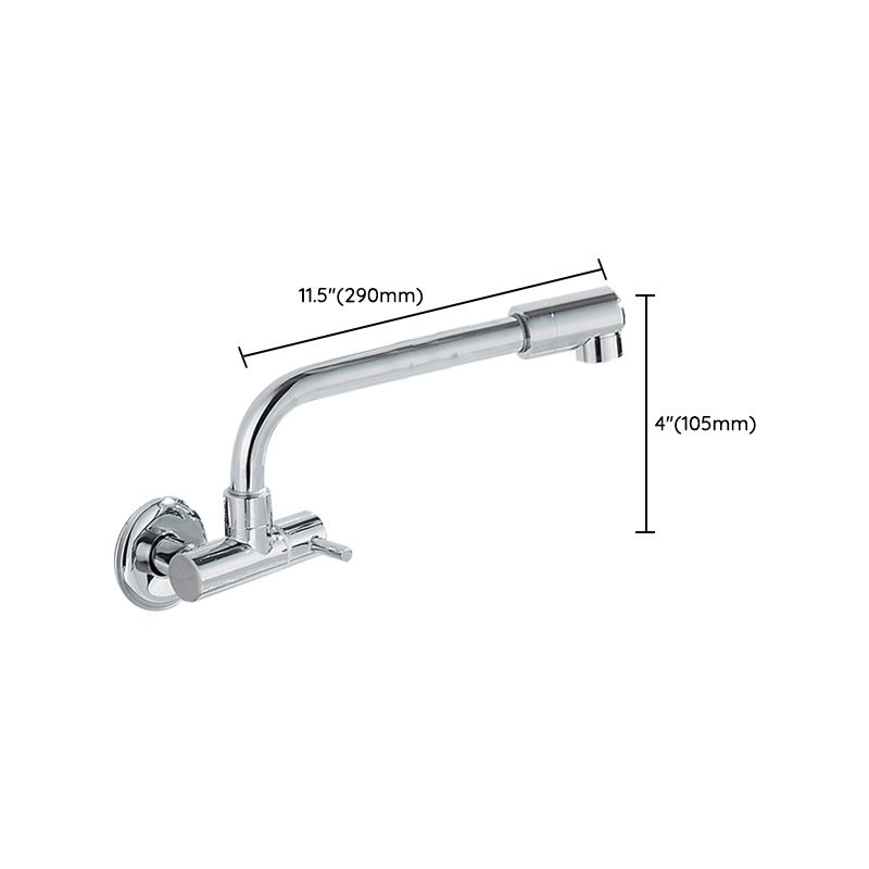BowLift | Wall-mounted metal bathtub filler with low arc waterfall bathtub faucet