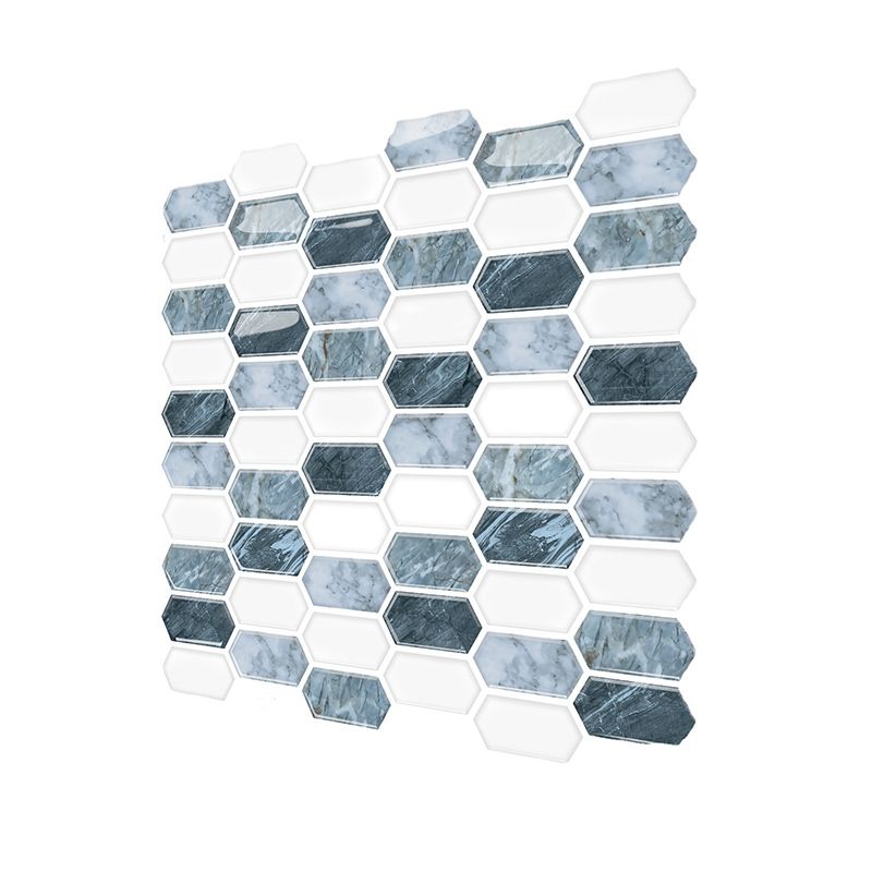 BowLift | Polygon Peel and Stick Wall Tile PVC 30 cm x 30 cm Peel and Stick Tile for the Kitchen
