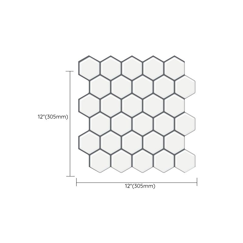 BowLift | Matte Square Peel & Stick Tile Stone Composite Subway Tile for Kitchen Backsplash