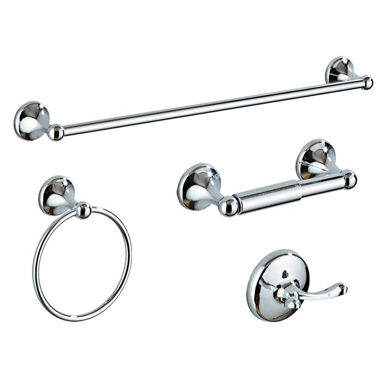 BowLift | Metal Bathroom Set Traditional Style Chrome Bathroom Accessories Set