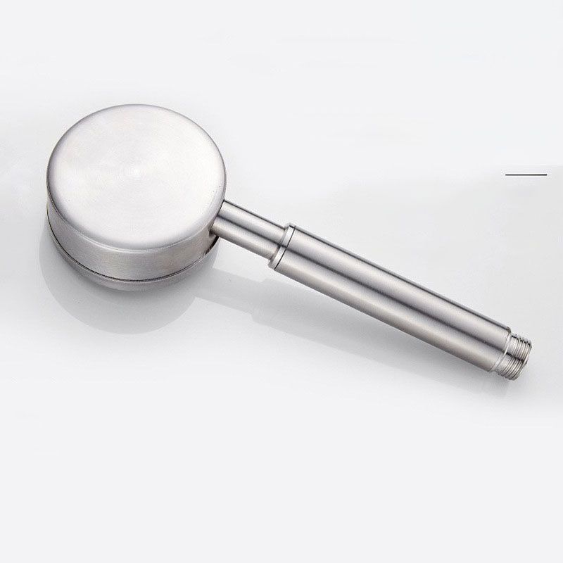 BowLift | Classic Shower Head Round Metal Handheld Shower Head in Silver