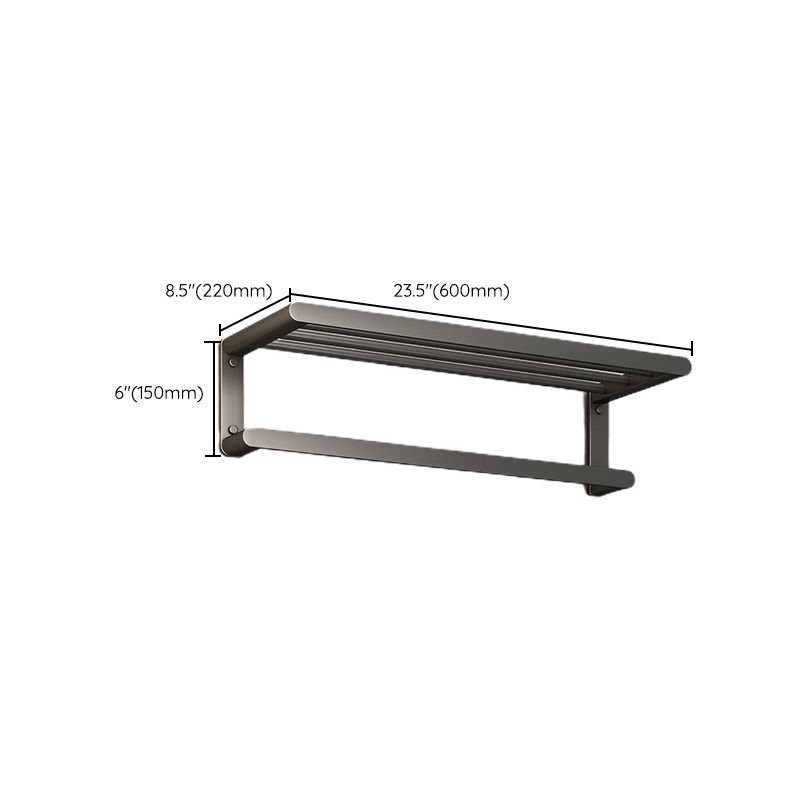 BowLift | Matte Gray Bathroom Hardware Set Modern Bathroom Accessories Set