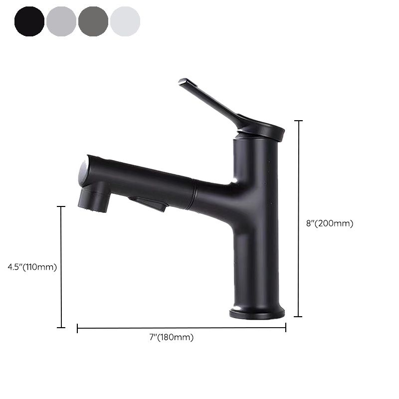 BowLift | Contemporary Sink Faucet Plian Low Arc Center-Set Bathroom Faucet
