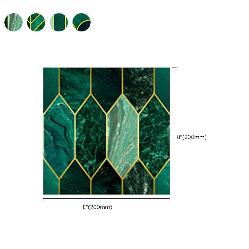 BowLift | Polygon Peel and Stick Splash Guard Tile PVC Mosaic Peel and Stick Tile for the Kitchen