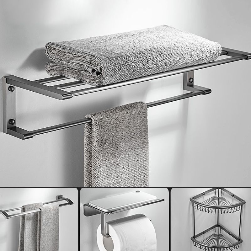 BowLift | Matte Gray Bathroom Set Metal Bathroom Accessories Hardware Set
