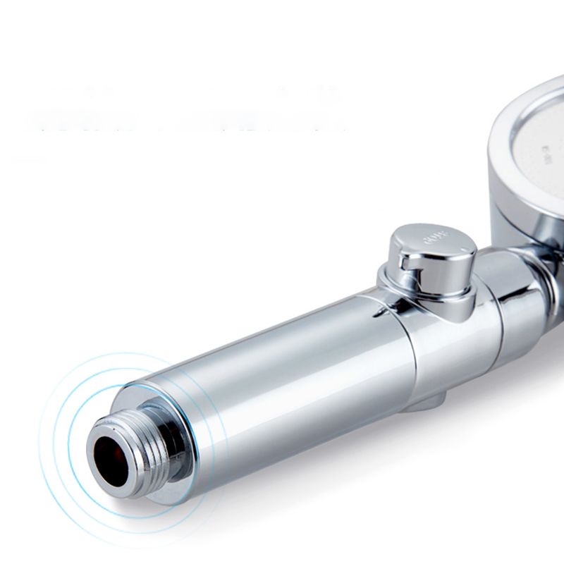 BowLift | Modern Showerhead Adjustable Spray Pattern Rotatable Round Handheld Showerhead