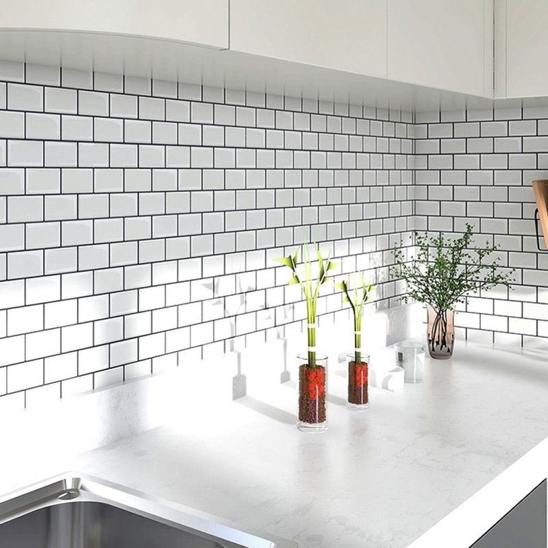 BowLift | Plastic Peel and Stick Wall Tiles 3D Square Peel and Stick Backing