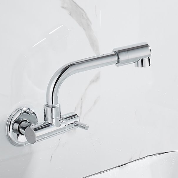BowLift | Wall-mounted metal bathtub filler with low arc waterfall bathtub faucet