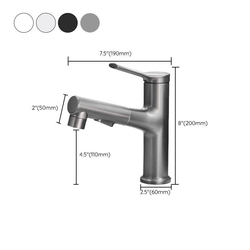 BowLift | Contemporary Single Color Faucet Low Arc Centerset Sink Faucet for Bathroom