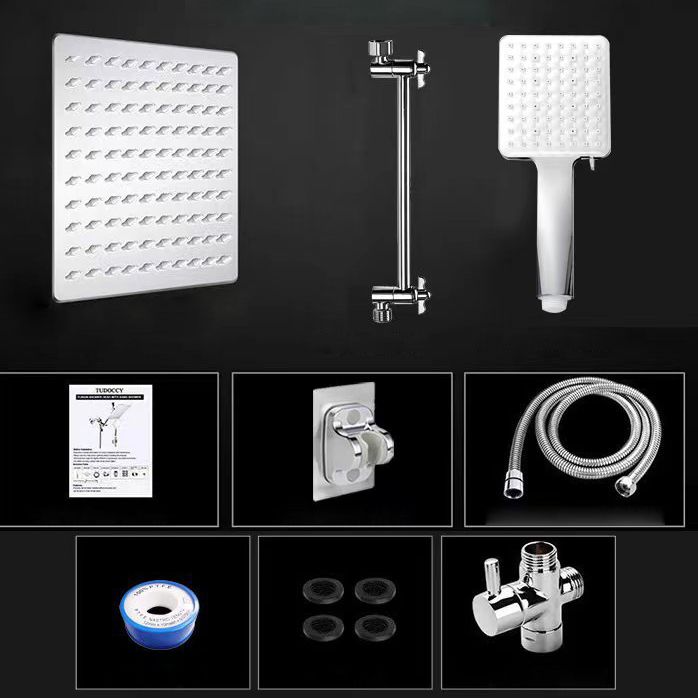 BowLift | Classic Dual Shower Head Water-efficient Square Metal Dual Shower Head