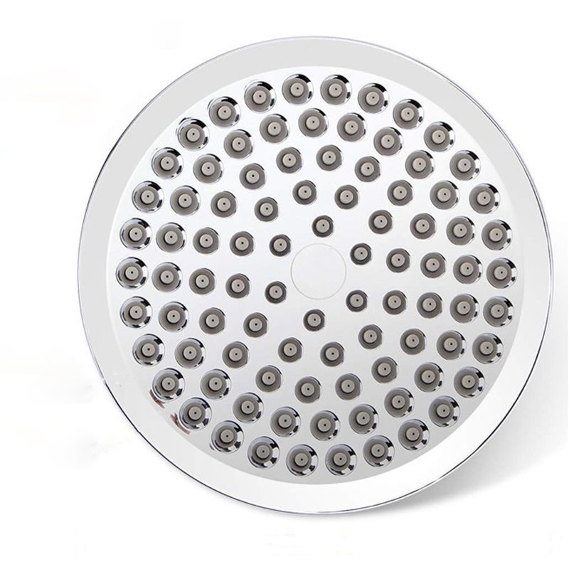 BowLift | Silver Dual Showerhead with Hose Modern Style Wall Mounted Showerhead
