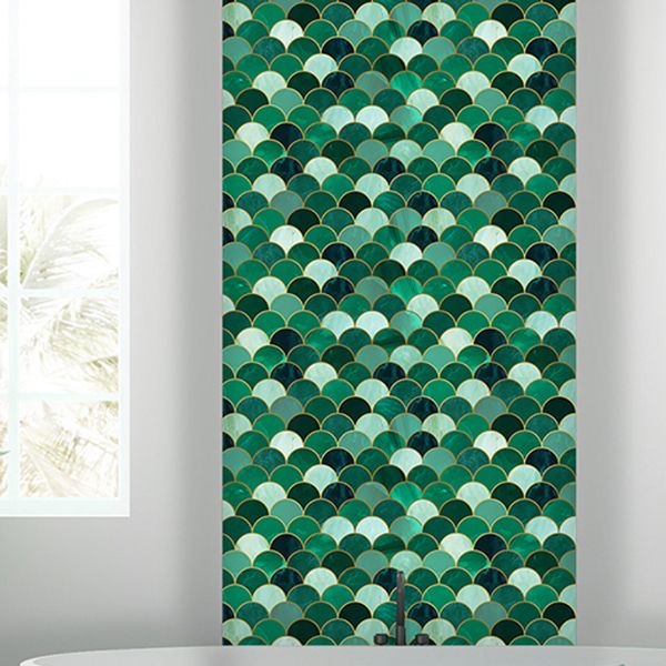 BowLift | Polygon Peel and Stick Splash Guard Tile PVC Mosaic Peel and Stick Tile for the Kitchen