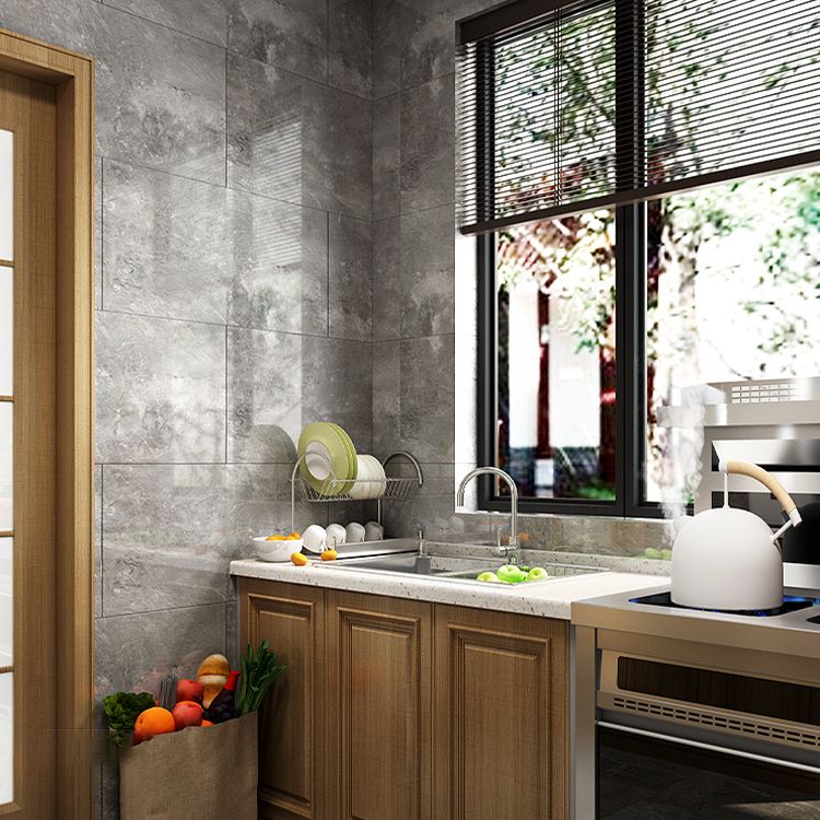 BowLift | Polygon Field Peel and Stick Back Wall Tile PVC Peel and Stick Tile for the Kitchen