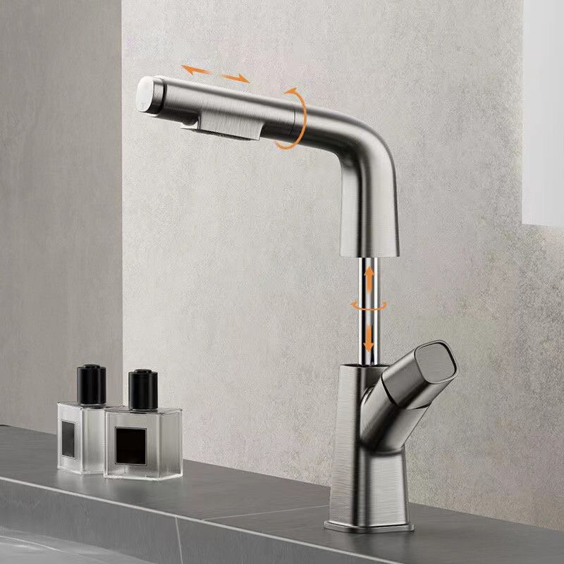 BowLift | Widespread sink faucet Modern tap with single lever
