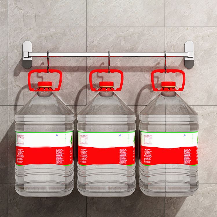 BowLift | 2-Piece Stainless Steel Slip Resistant Modern Chrome Bathroom Hardware Set