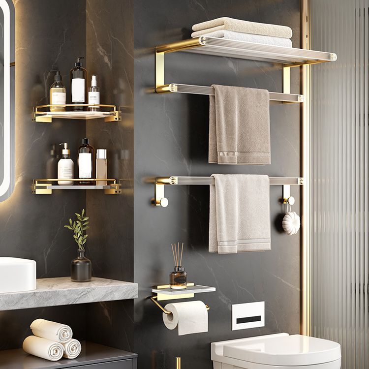 BowLift | Plastic Modern Bathroom Accessories Hardware Set with Shelf