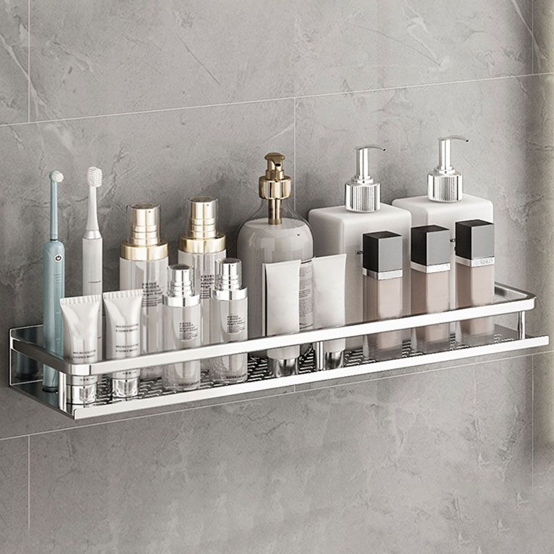 BowLift | Silver Bathroom Accessory Set Metal 1/2/3 - Piece Bathroom Shelf