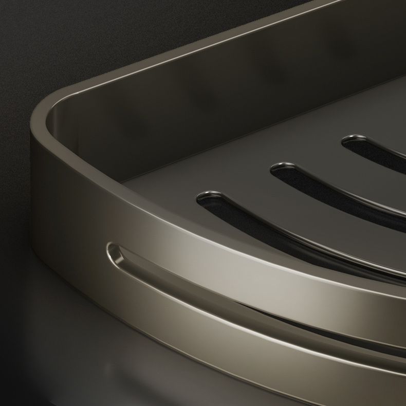 BowLift | Contemporary bathroom accessory set 3-piece bath shelf with hooks