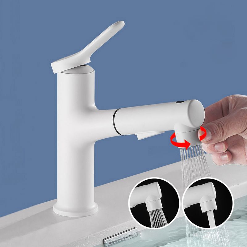 BowLift | Contemporary Vessel Faucet Copper Single Handle Low Arc Pull Down Vessel Faucet for Home